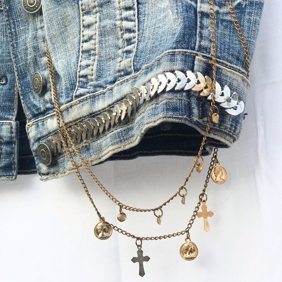 Festival Denim Vest - Picture 3 of 4